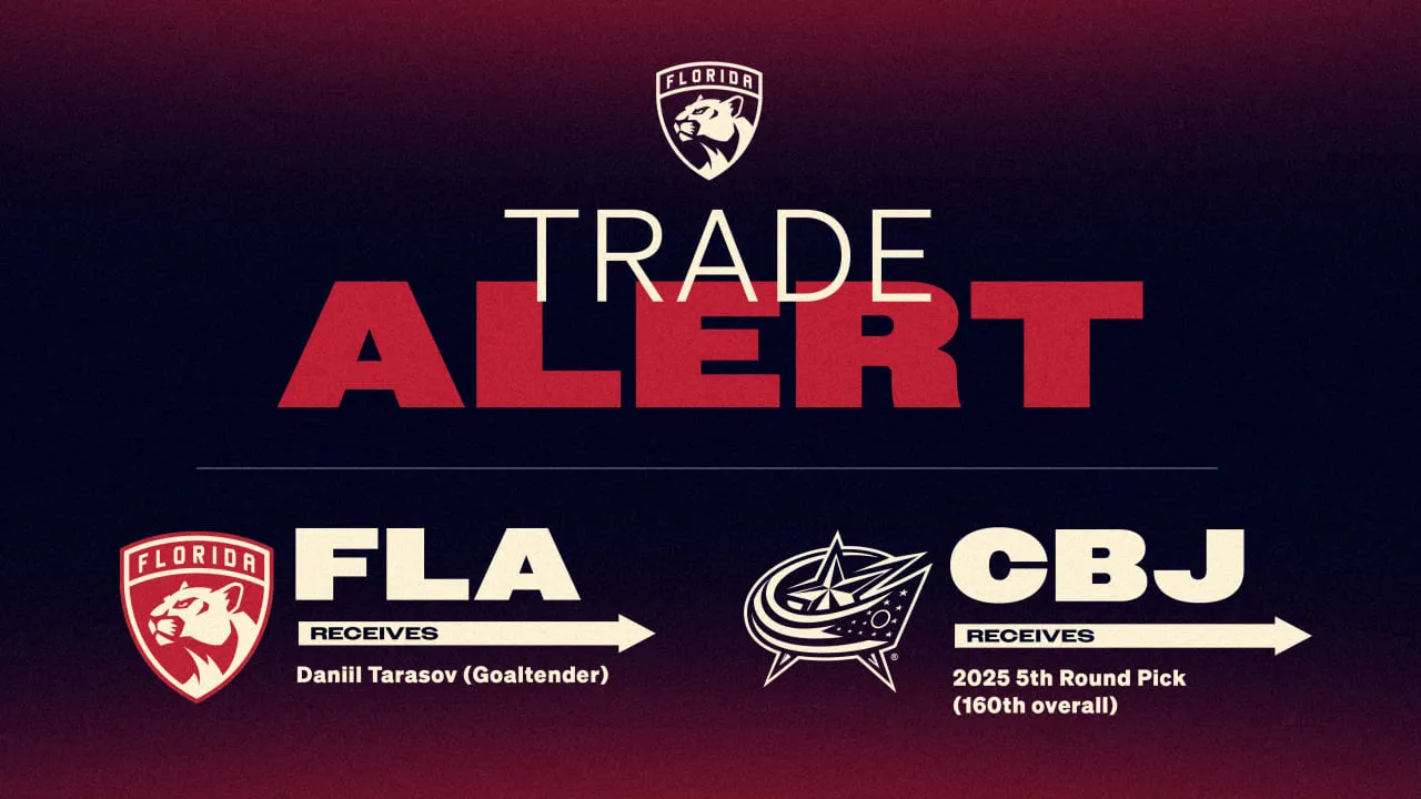 Florida Panthers Dapatkan Penjaga Gawang Daniil Tarasov