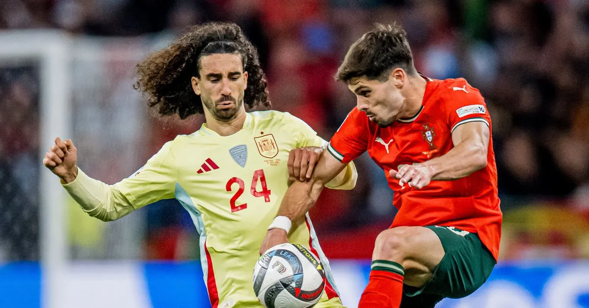 Portugal Pedro Neto Kalahkan Spanyol Marc Cucurella di Final Liga Bangsa-Bangsa UEFA yang Menarik